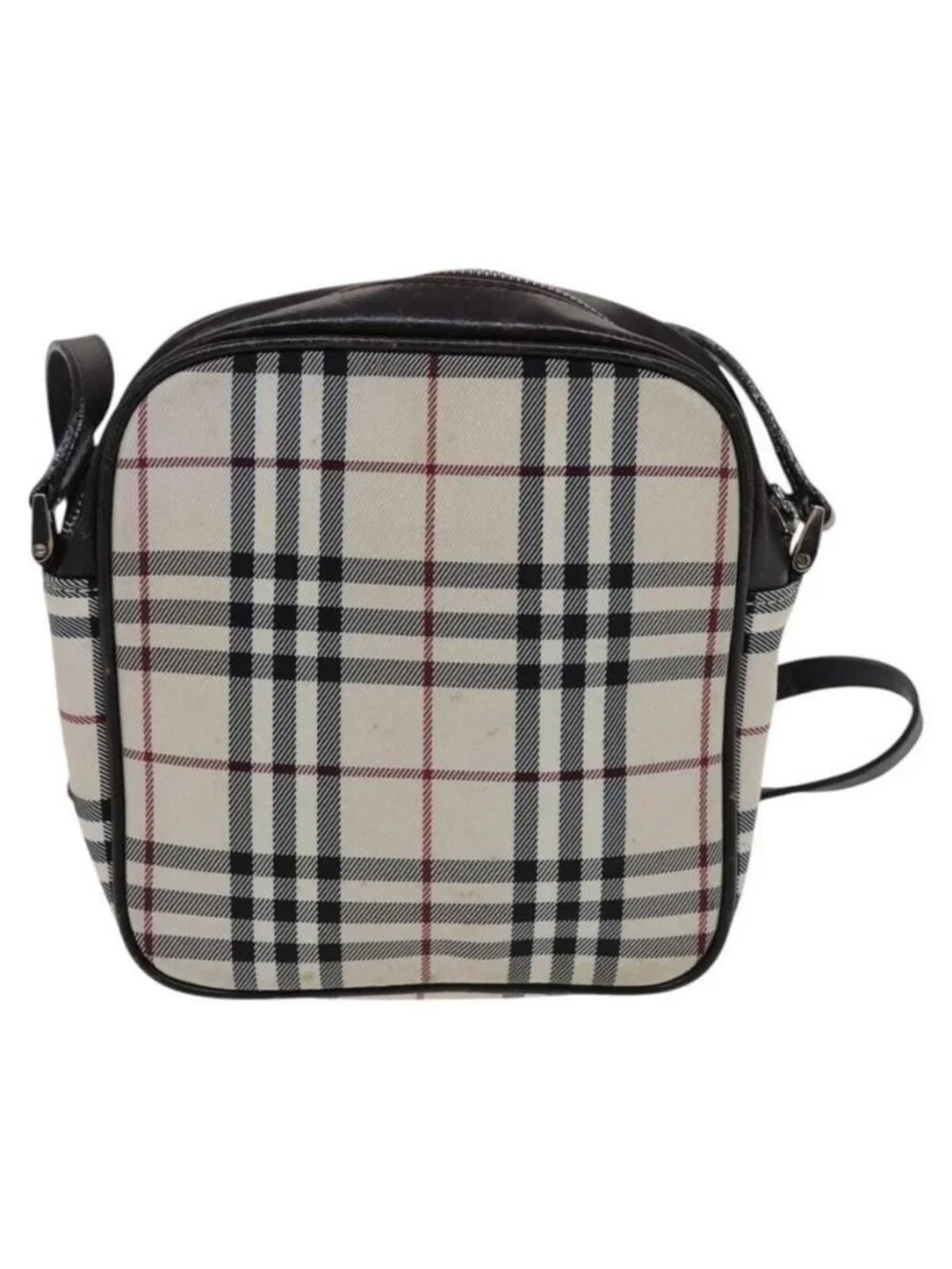 Authentic BURBERRY Nova Check Shoulder Bag Canvas Beige - Picture 9 of 16